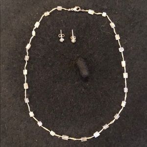 Necklace and earrings set